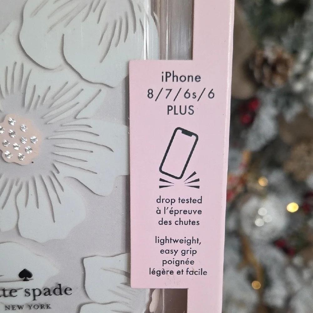 Kate Spade Cream Floral iPhone Case